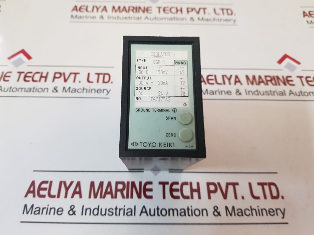 Toyo Keiki Dgp-1 Isolator Dc 0-150Mv
