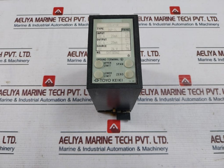 Toyo Keiki Dgp-1L Isolator Dc 4-20Ma