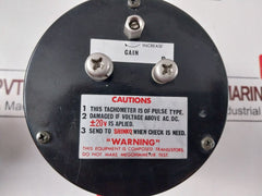 Toyo Keiki Dvf-11 X100 Rpm 0 To 25 Rpm Meter