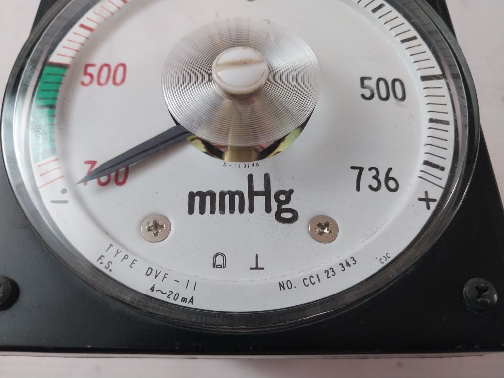 Toyo Keiki Dvf-11 Meter -760 To +736 Mmhg