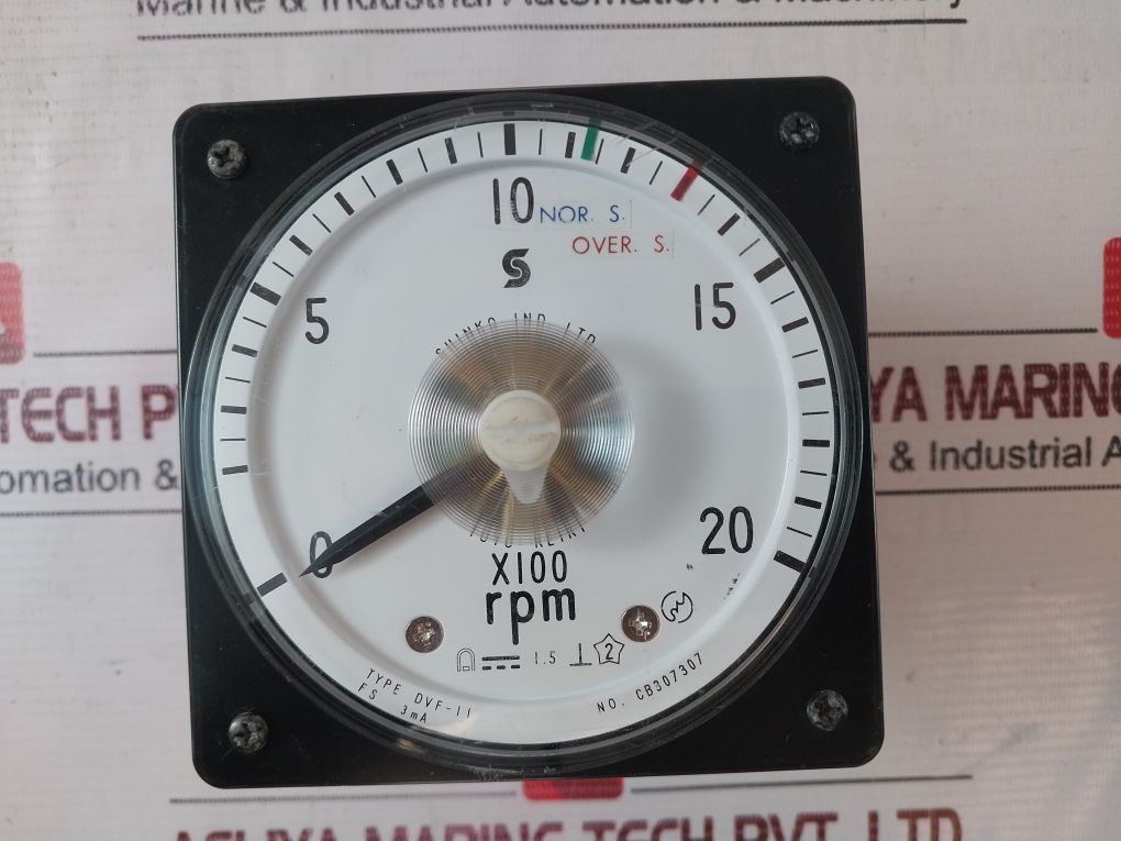 Toyo Keiki Dvf-11 Meter 0-20 X100 Rpm