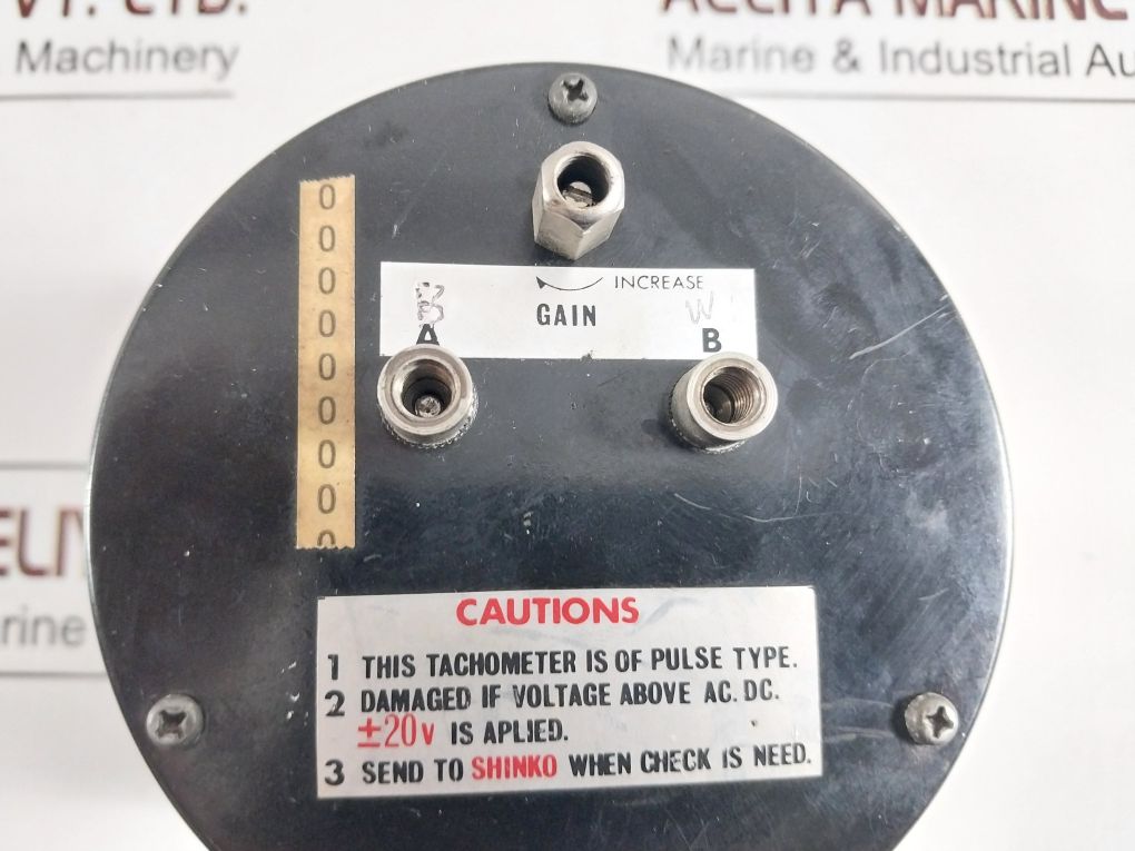 Toyo Keiki Dvf-11 Rpm Meter 0 To 25 X100 Rpm