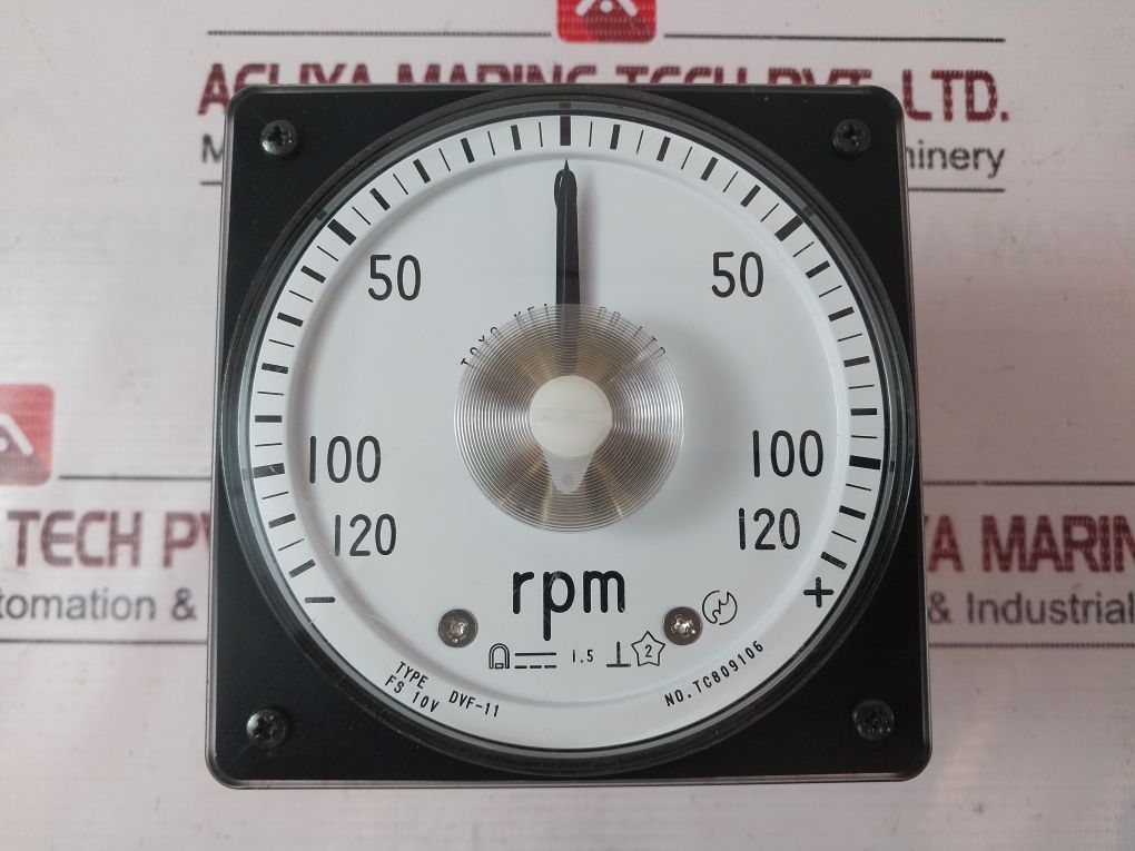 Toyo Keiki Dvf-11 Meter -120-0-120 Rpm