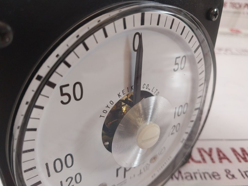 Toyo Keiki Dvf-11 Meter -120-0-120 Rpm