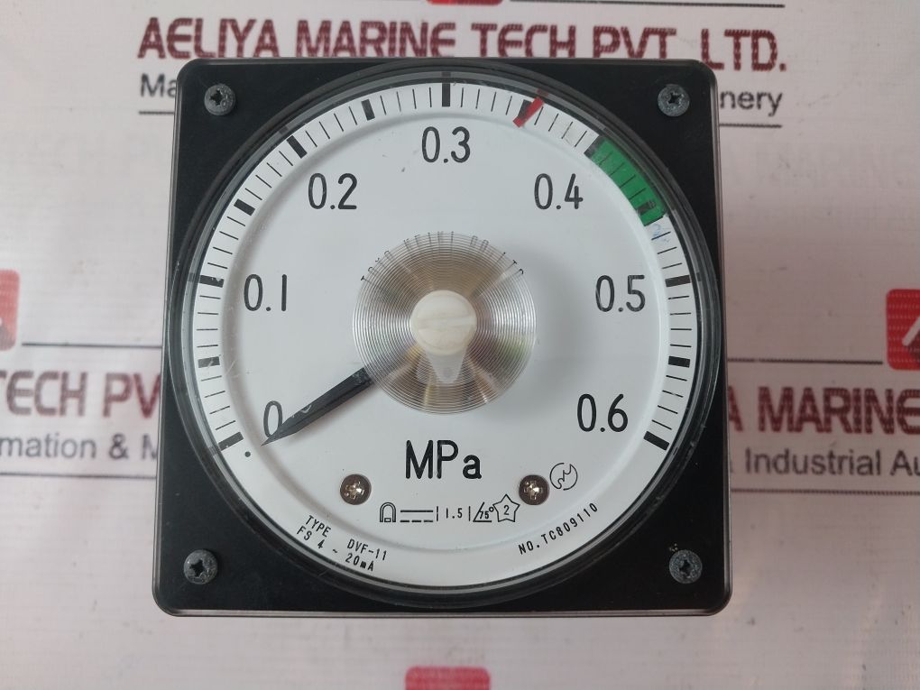 Toyo Keiki Dvf-11 Meter 0-0.6 Mpa