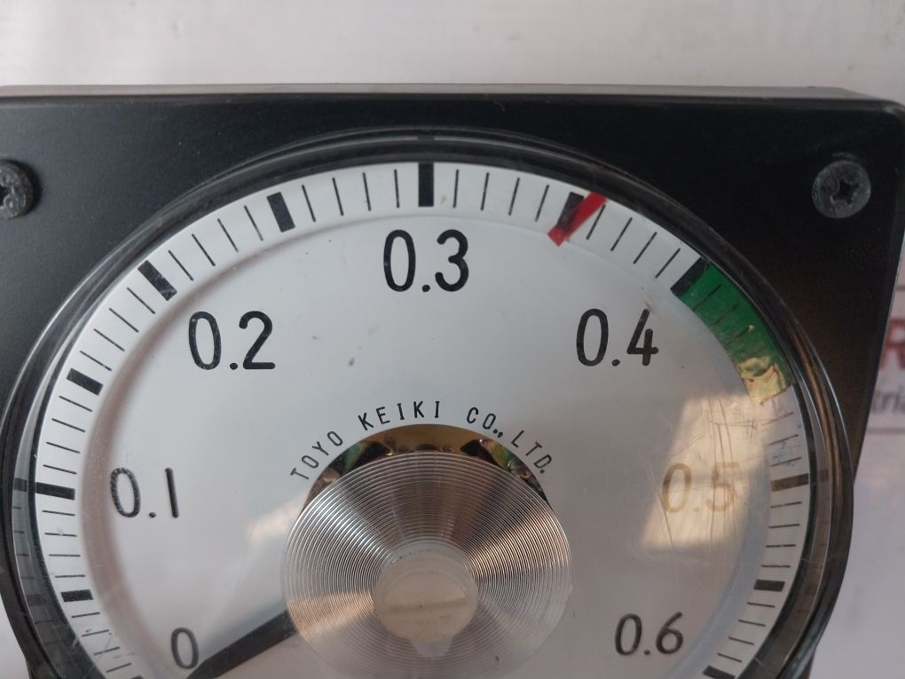 Toyo Keiki Dvf-11 Meter 0-0.6 Mpa