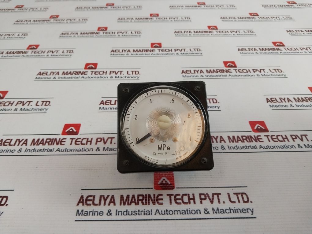 Toyo Keiki Dvf-8 Panel Meter Gauge 0-1 Mpa Ch409326 / Ch409327