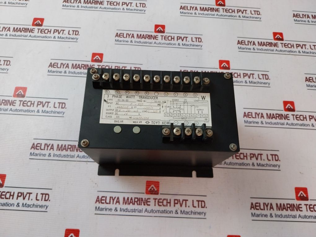 Toyo Keiki Eg-3A-sd 3 Phase Watt Transducer 5060Hz

