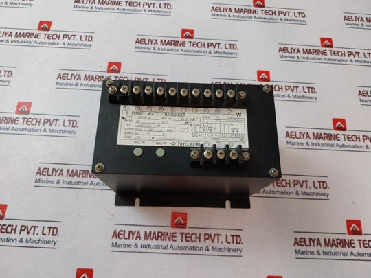 Toyo Keiki Eg-3A-sd 3 Phase Watt Transducer 5060Hz
