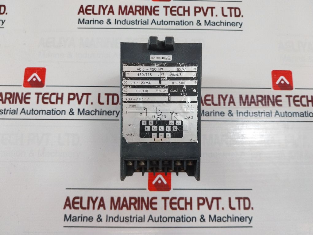 Toyo Keiki Egm-23 3 Phase Watt Transducer Ac 100/110V 50/60Hz