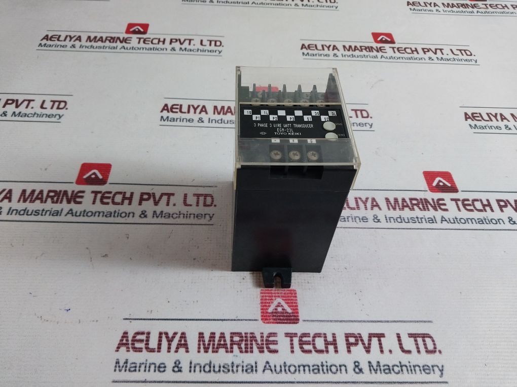 Toyo Keiki Egm-23L 3 Phase 3 Wire Watt Transducer
