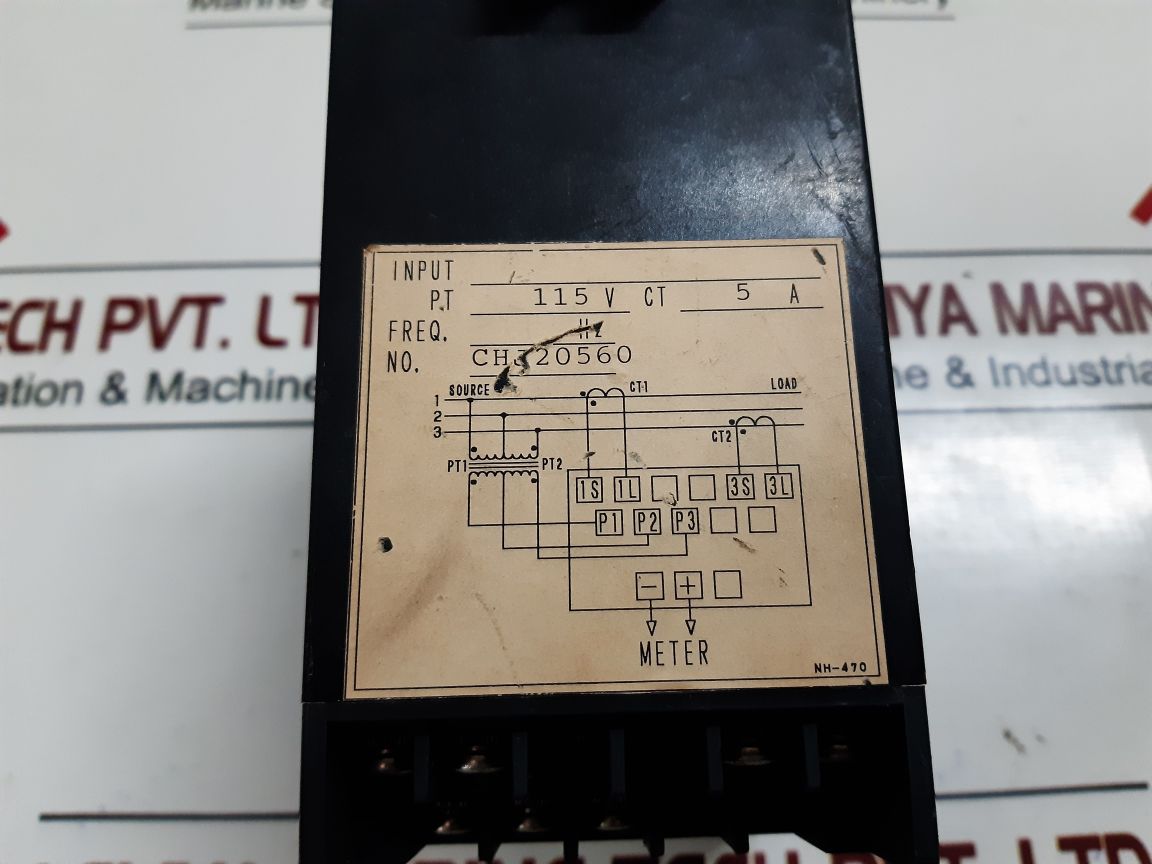 Toyo Keiki Erg-3 3-phase Watt Converter 115V 5A