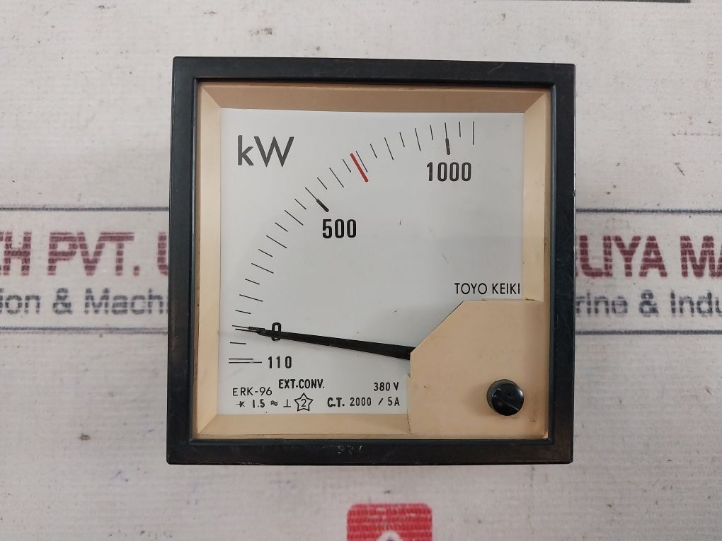 Toyo Keiki Erk-96 Panel Meter