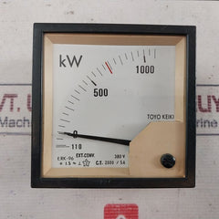 Toyo Keiki Erk-96 Panel Meter