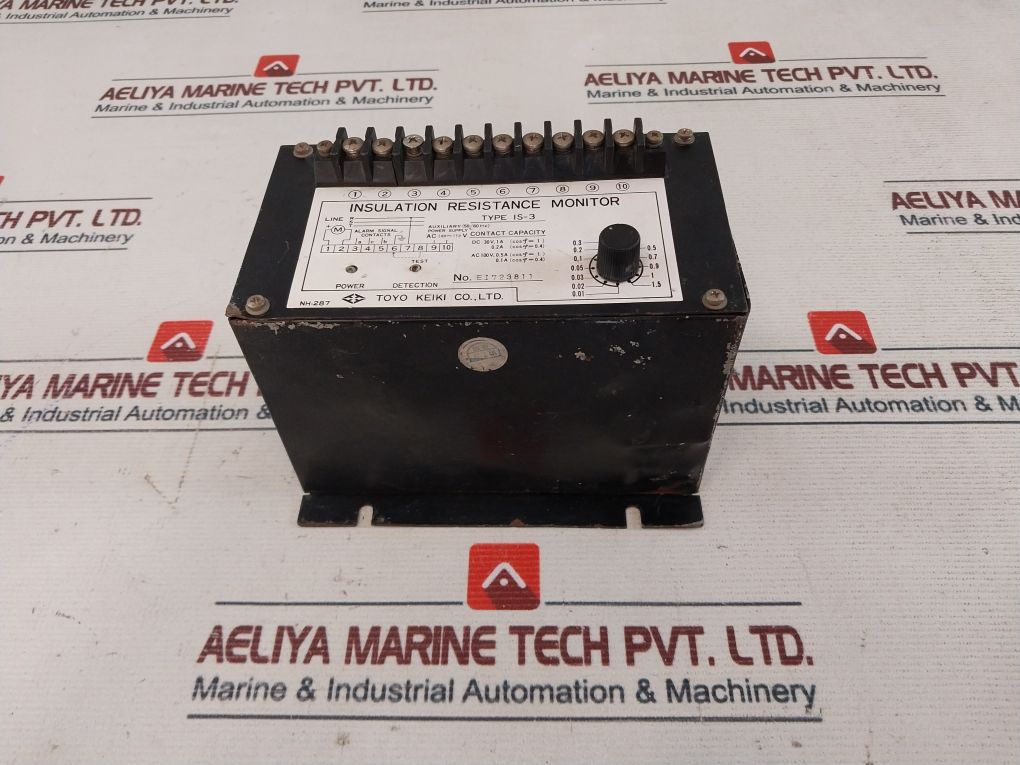 Toyo Keiki Is-3 Insulation Resistance Monitor