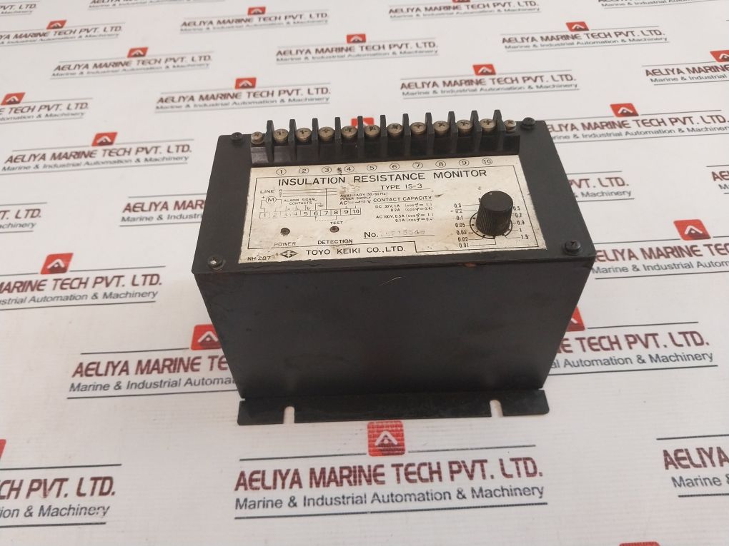 Toyo Keiki Is-3 Insulation Resistance Monitor Ac100~115V
