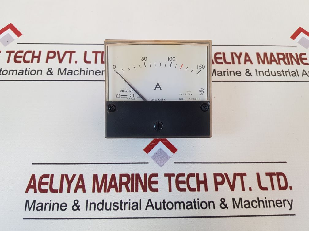 Toyo Keiki Jq0508139 Ammeter