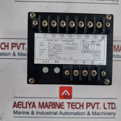 Toyo Keiki Mt-2-1 3 Phase Watt Transducer 60Hz