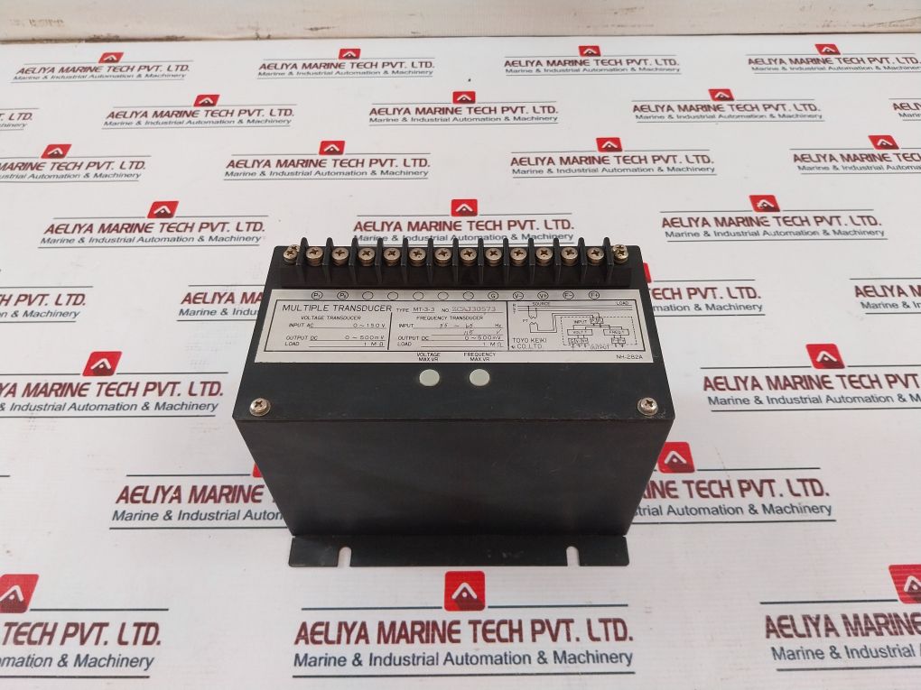 Toyo Keiki Mt-3-3 Multiple Transducer 0-150 Vac
