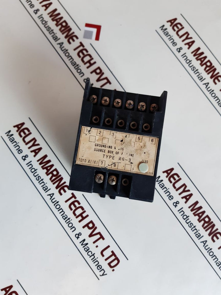 Toyo Keiki Rg-3 Grounding Resistance Meter