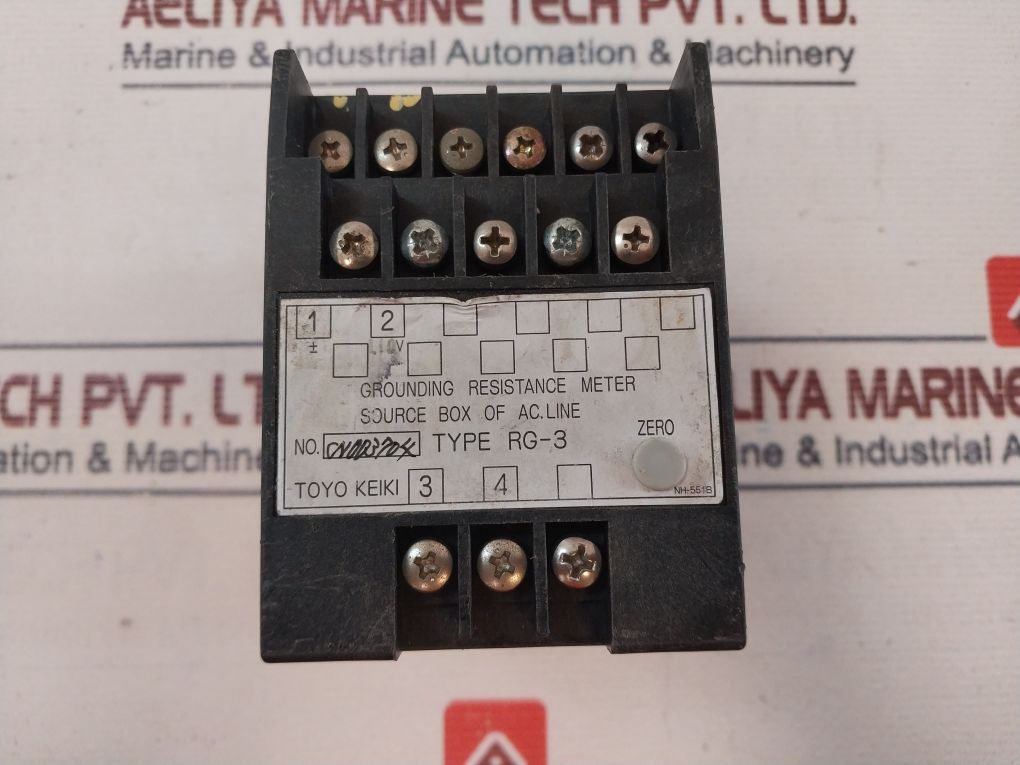 Toyo Keiki Rg-3 Grounding Resistance Meter Ac110V