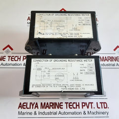 Toyo Rm-3 Connection Of Grounding Resistance Meter 230V