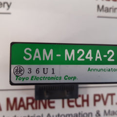 Toyo Sam-m24A-2 Annunciator