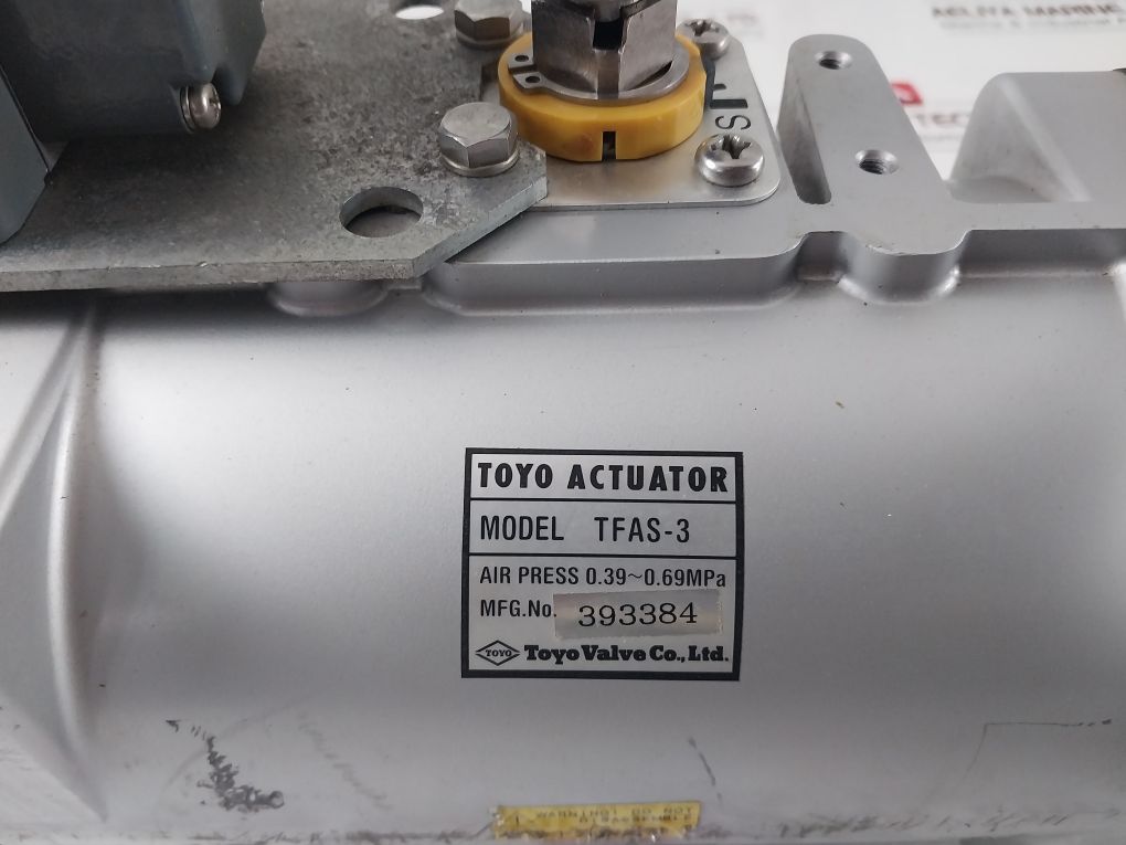 Toyo Tfas-3 Actuator Vcl-5001 Limit Switch