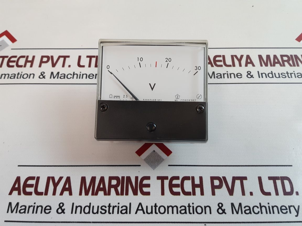 Toyokeiki Dcf-8 Voltmeter 0 To 30V