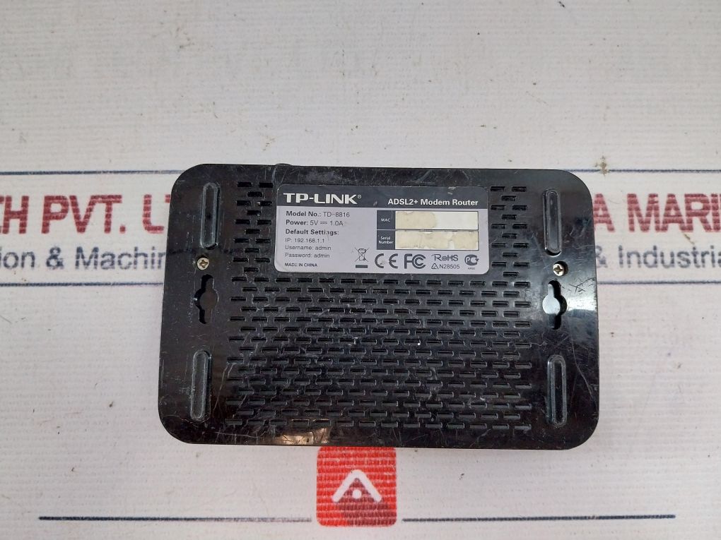 Tp-link Td-8816 Adsl2+ Modem Router