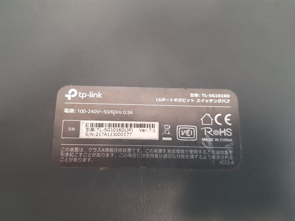 Tp-link 16-port Gigabit Switch Tl-sg1016D