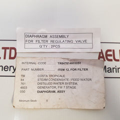 Diaphragm Assembly For Filter Regulating Valve Tr847614603050