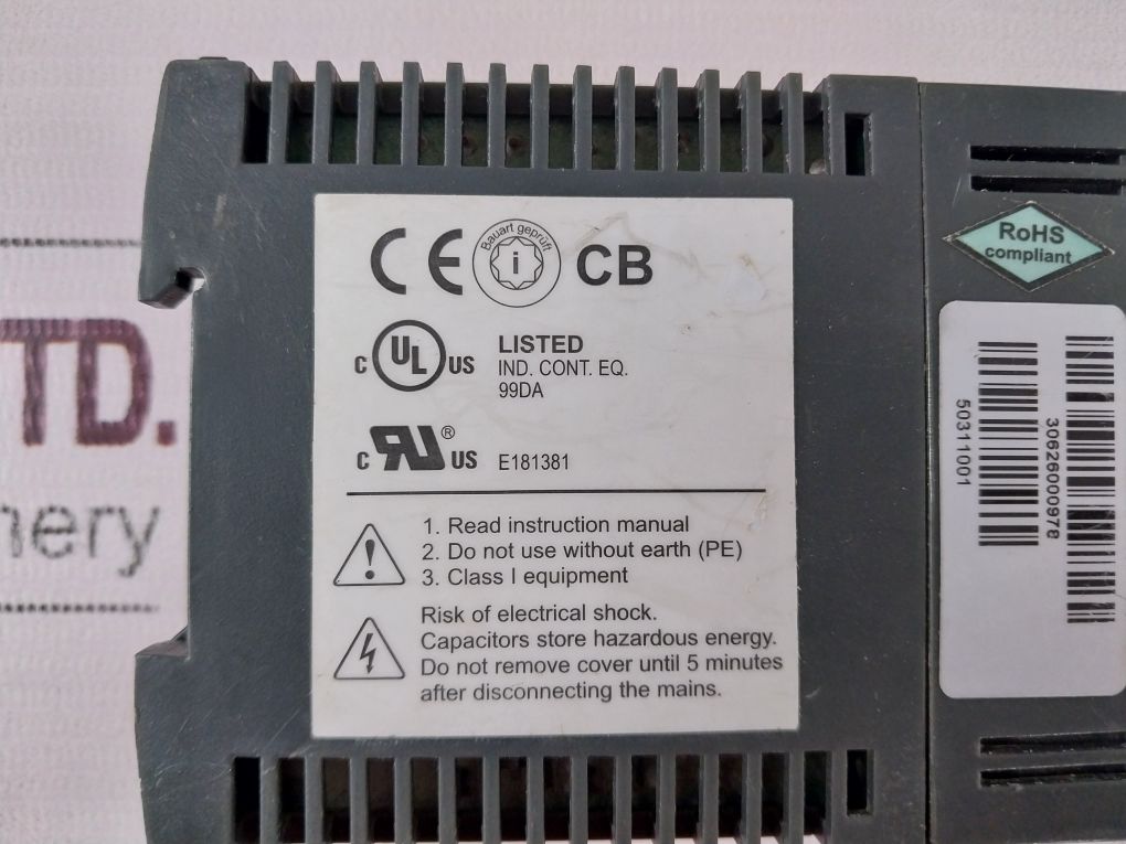 Traco Power Tc124-124 Industrial Power Supply 100-240Vac