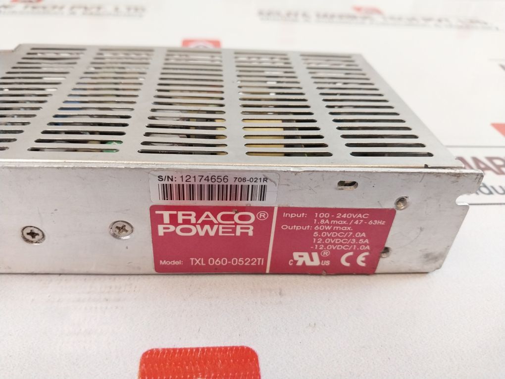 Traco Power Txl 060-0522Ti Power Supply 100-240Vac