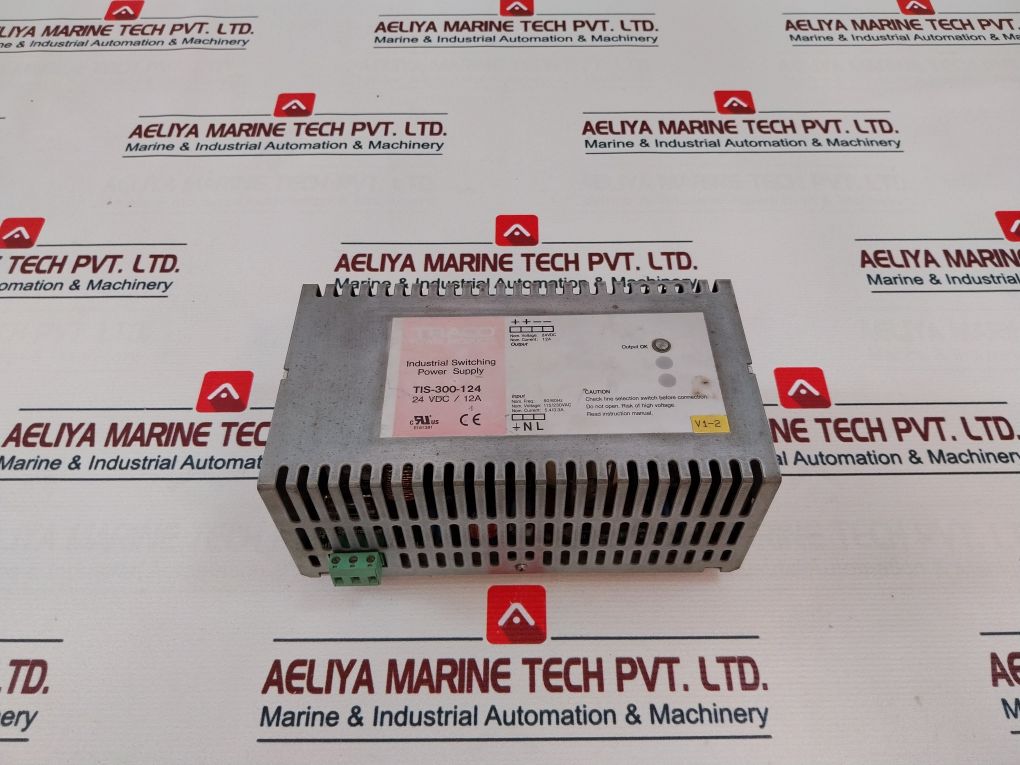 Traco Tis-300-124 Industrial Switching Power Supply 24 Vdc/12A