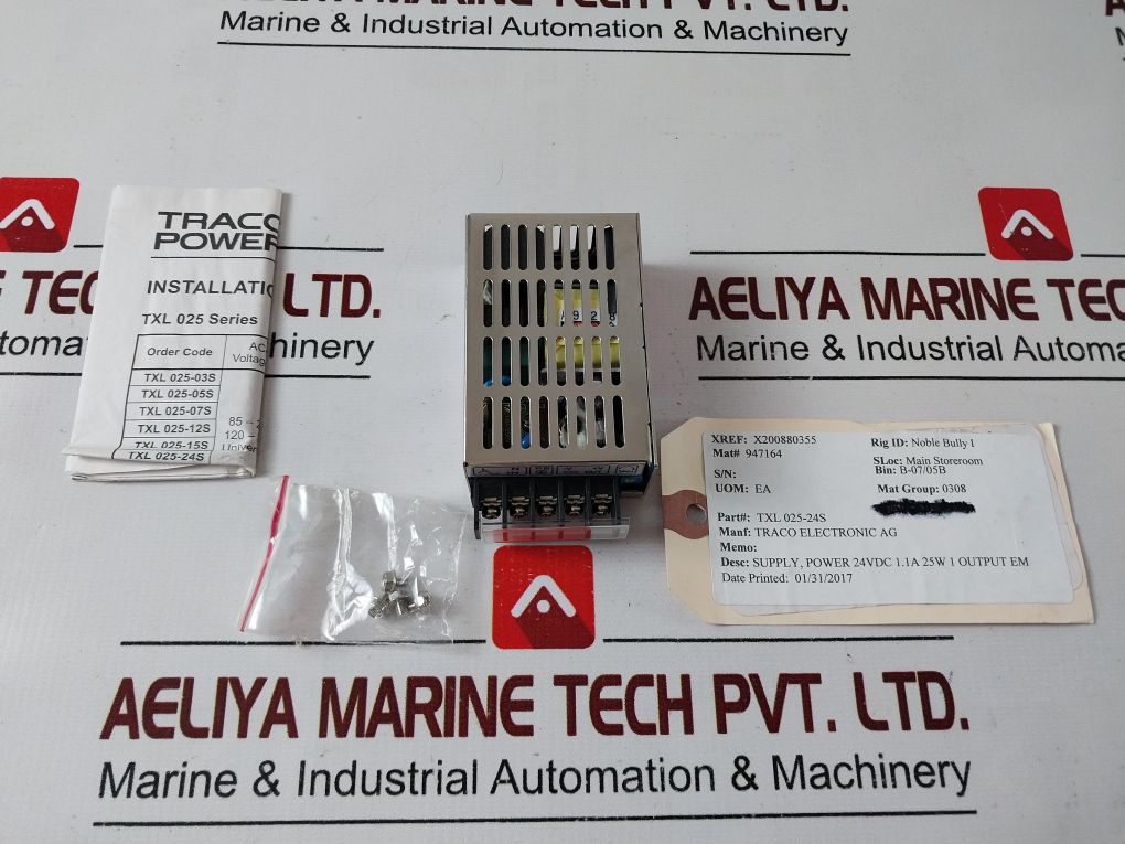 Traco Txl 025-24S Power Supply 24Vdc