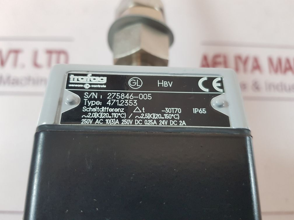 Trafag 471.2353 pressure switch temperature thermostat