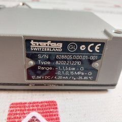 Trafag 8202.21.2210 Pressure Transmitter 12-34 Vdc