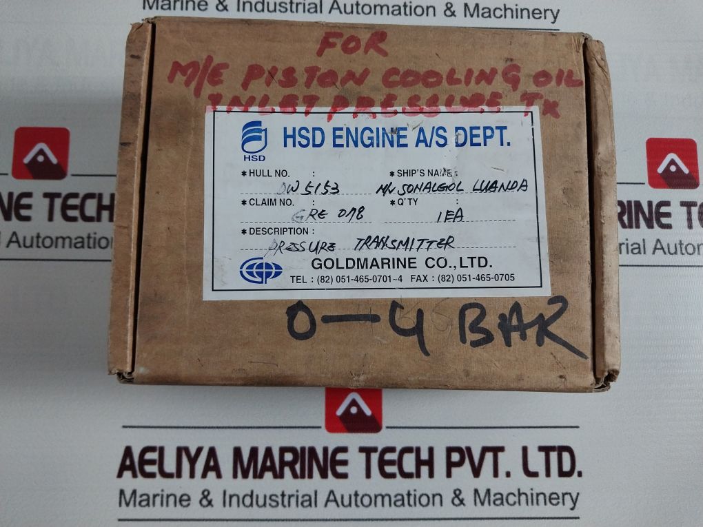 Trafag 8202.76.2210 Pressure Transmitter