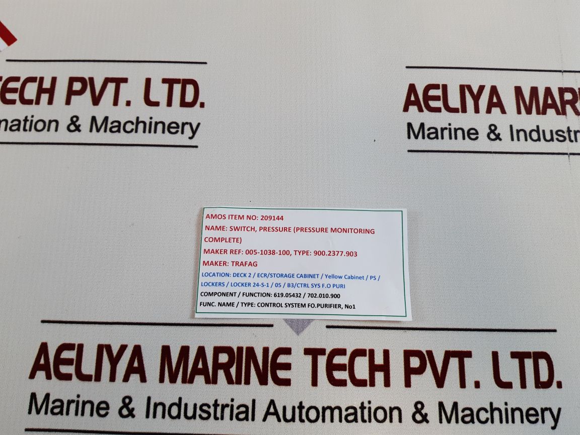 Trafag 900.2377.903 pressure switch