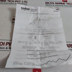 Trafag 9B0.2077 Pressure Switch 250V Ac 