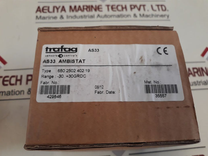 Trafag As33 Thermostat 650 2502 402 19