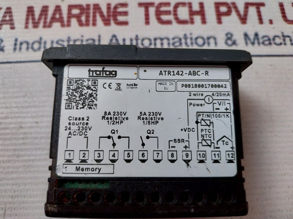 Trafag Atr142-abc-r Pid Controller – Aeliya Marine Tech