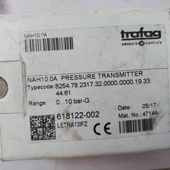 Trafag Nah10.0A Pressure Transmitter 0…10 Bar-g