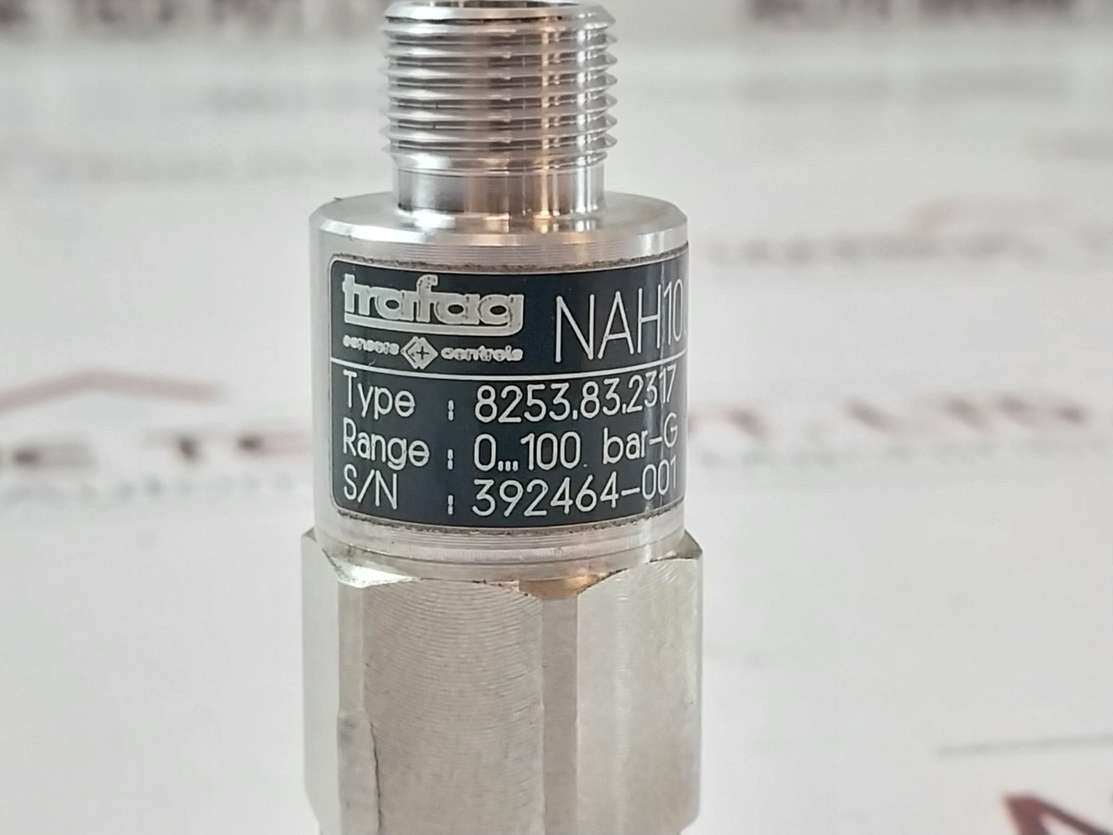 Trafag Nah100.0A Hydraulic Pressure Transmitter 0...100 Bar-g