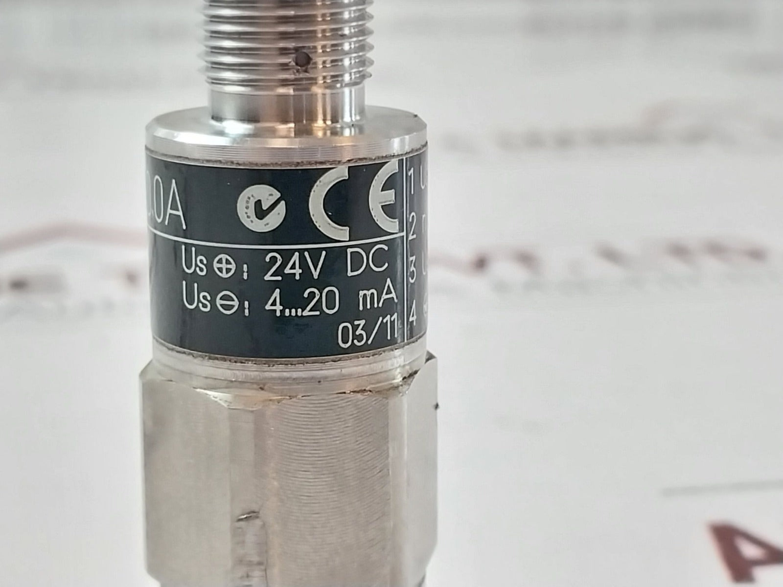 Trafag Nah100.0A Hydraulic Pressure Transmitter 0...100 Bar-g