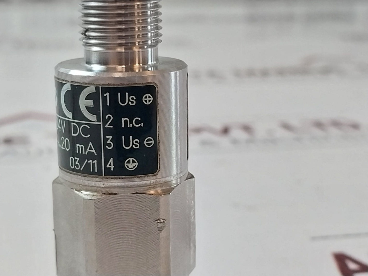 Trafag Nah100.0A Hydraulic Pressure Transmitter 0...100 Bar-g