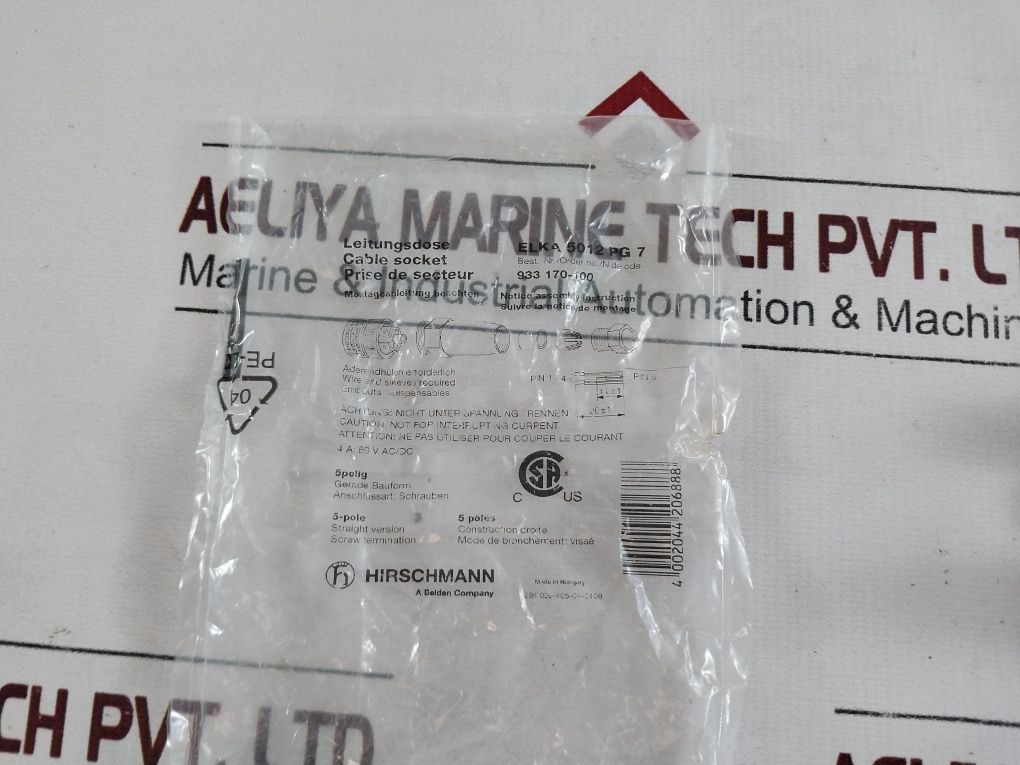 Trafag Nah10.0A Pressure Transmitter 8254.78.2317 Set