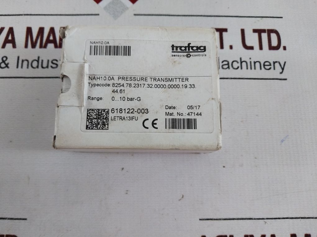 Trafag Nah10.0A Pressure Transmitter 8254.78.2317 Set