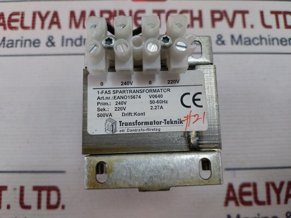 Transformator-teknik Eano15674 1-phase Saving Transformer